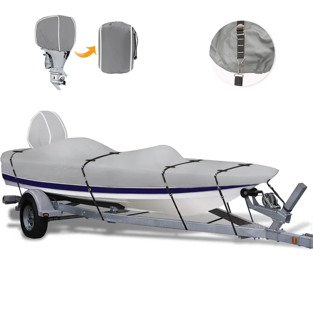 Boat Cover waterproof 16-18.5 ft 98"