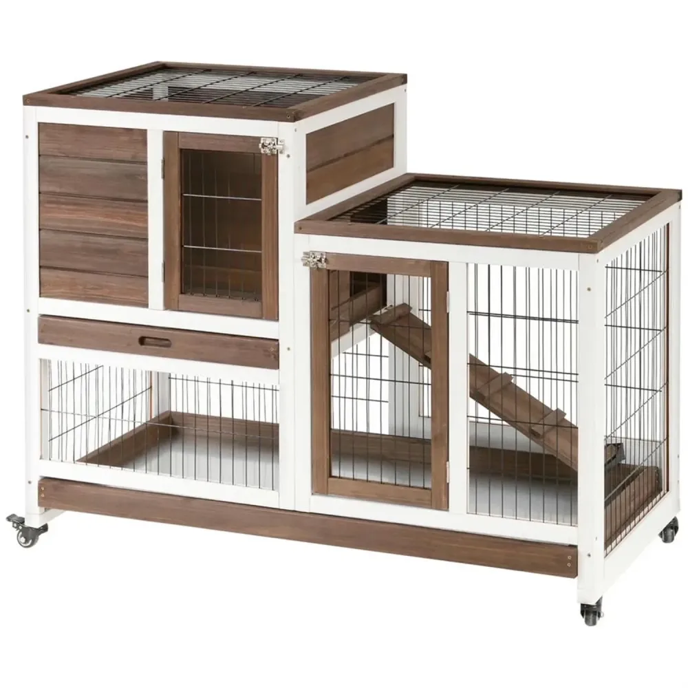 Rabbit Hutch 43" brown 43.25"