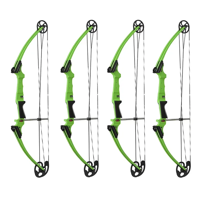 Bow 4 pack adjustable green