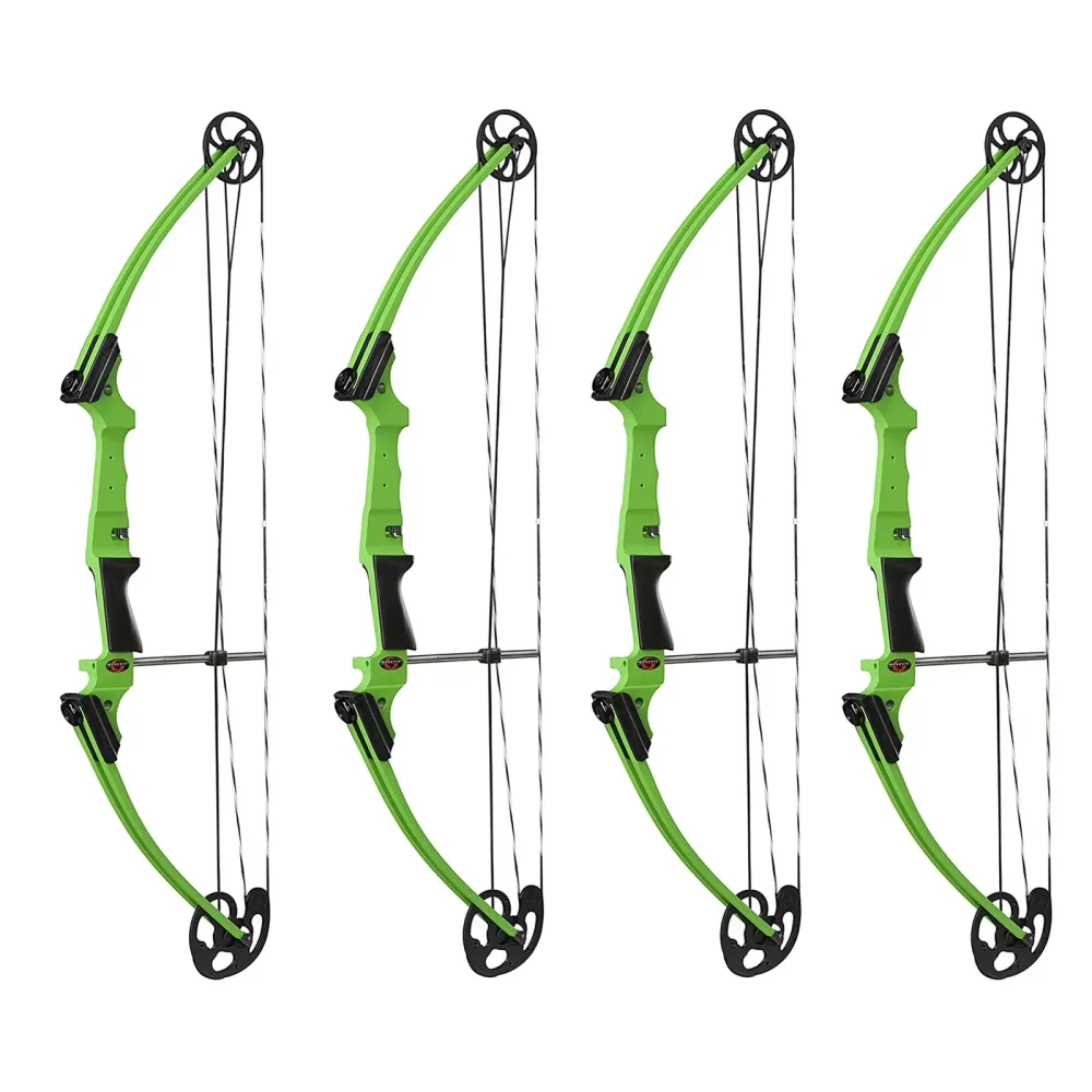 Bow 4 pack adjustable green