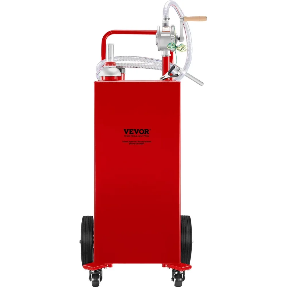 Transfer Pump 35 gallon portable red