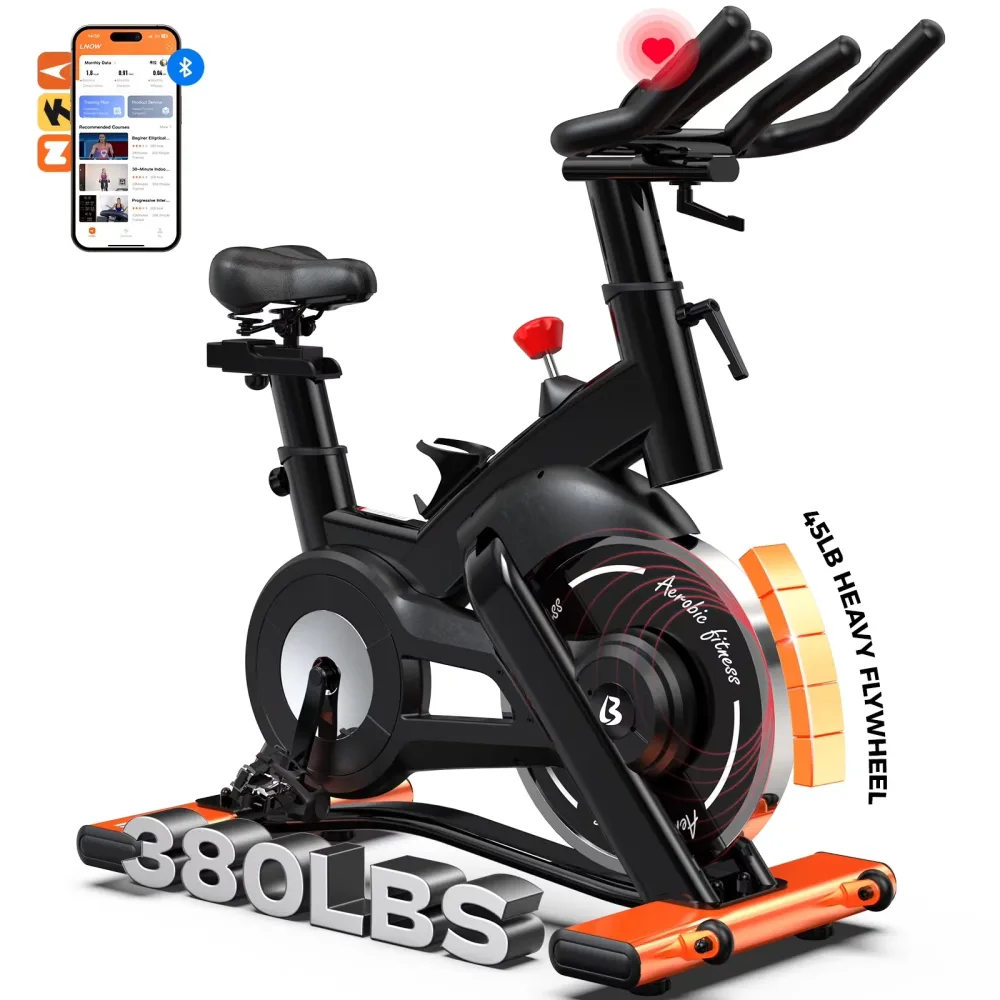 Exercise Bike 380lbs bluetooth 380 pounds