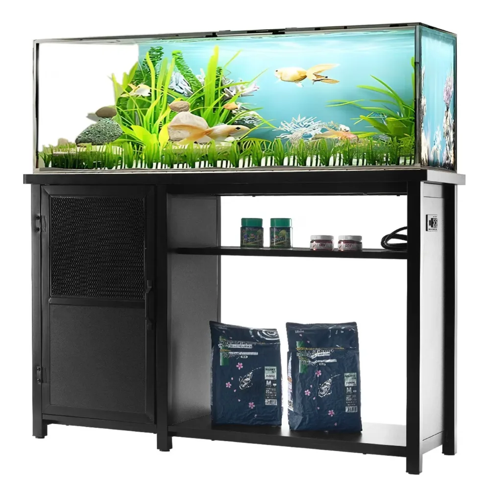 Aquarium Stand 75 gallon 626 lbs black