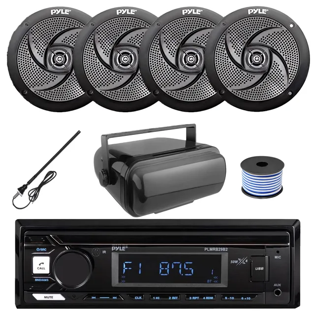 Stereo Receiver 4" 100w bluetooth