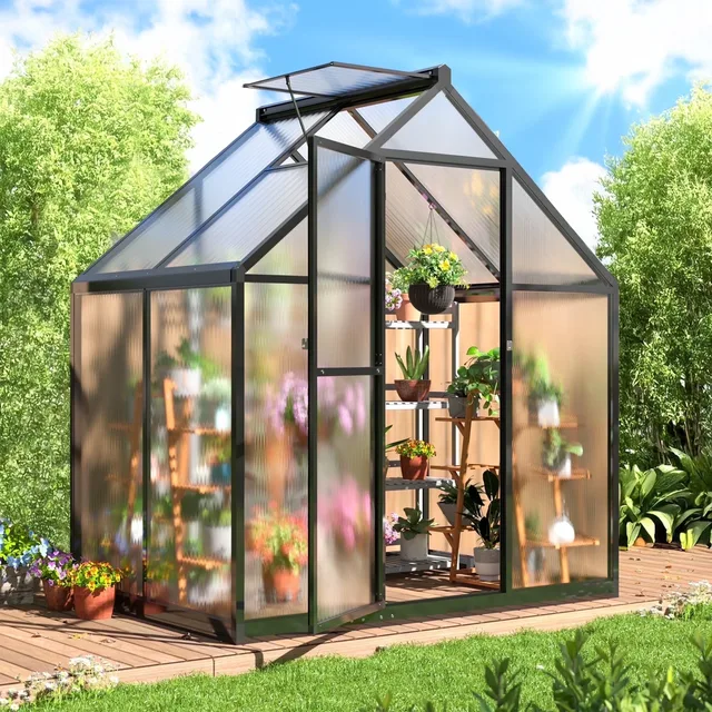 Garden Backyard 4' 6' black