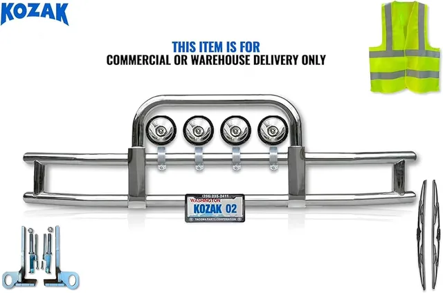 Bumper Grille 6" 22" 100 lb