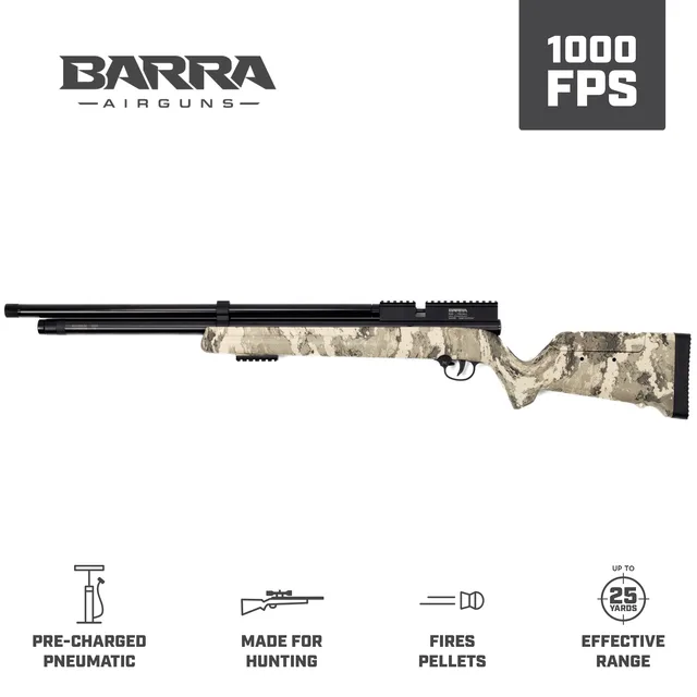 Pellet Air 1000 ft 22 inches adjustable