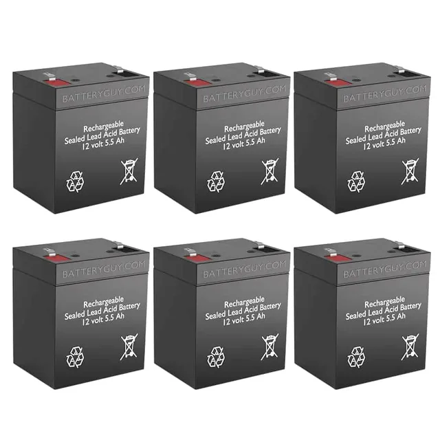 Batteries 6 pack rechargeable