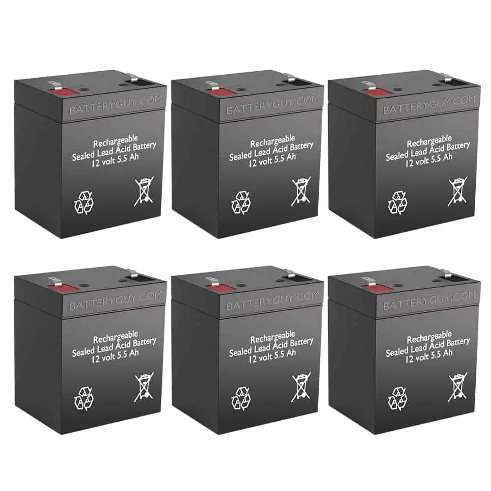 Batteries 6 pack rechargeable