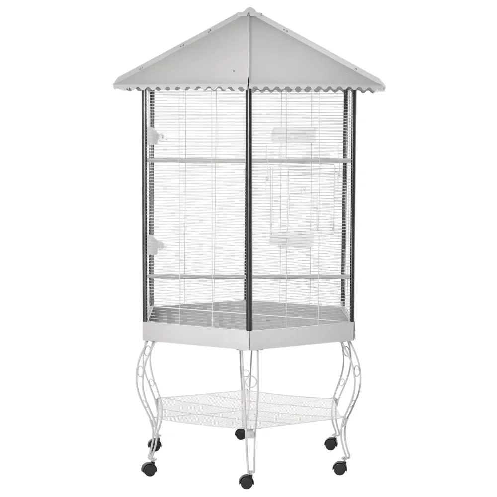 Bird Cage portable white 77"