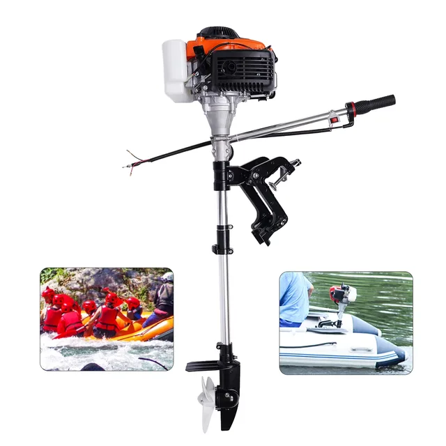 Boat Motor 4hp 7.5-16.4ft 0.32 gallon