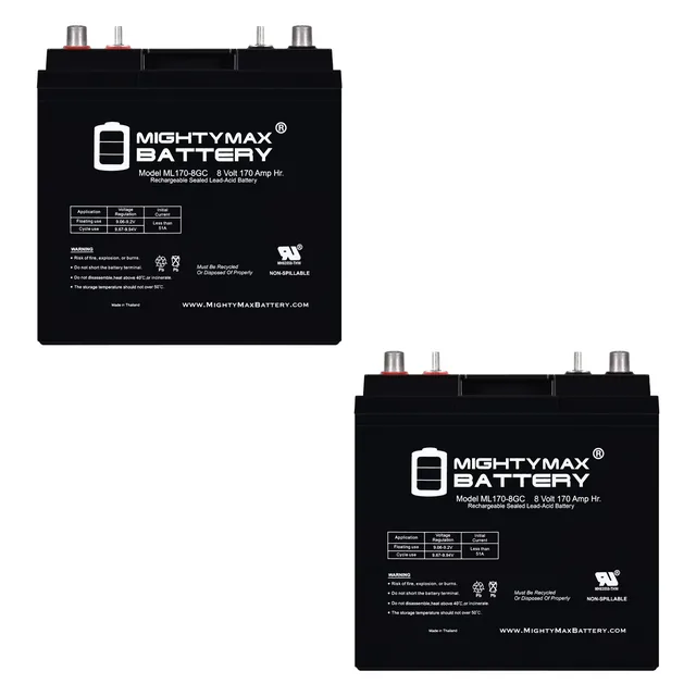 Battery 8v 2 pack 8 volt
