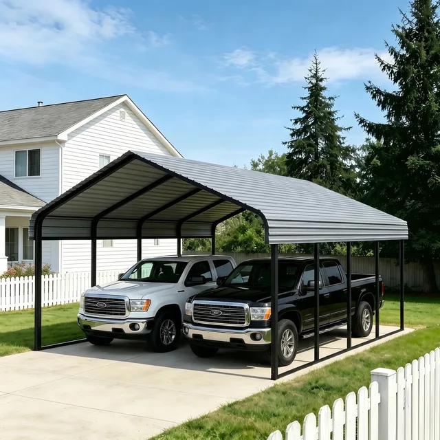 Metal Carport portable 0.8mm weatherproof
