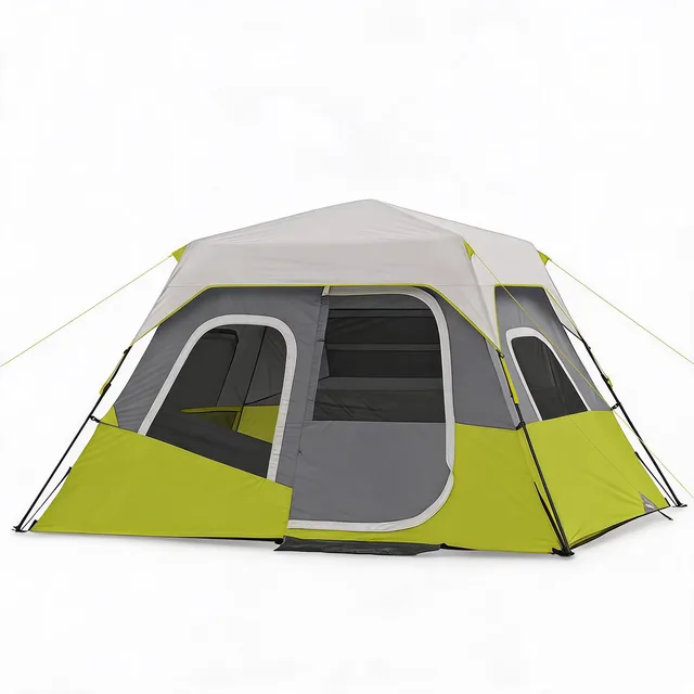 Cabin Tent 6 person gray 11 feet