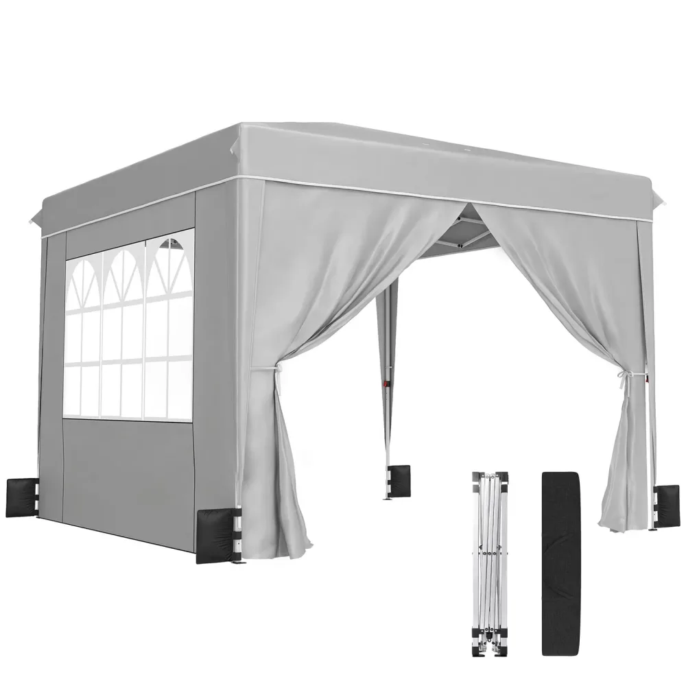 Canopy Tent 10 ft portable gray