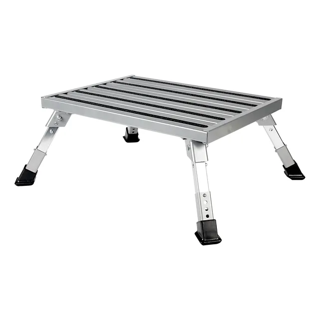 Trailer folding adjustable silver