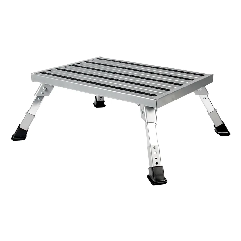 Trailer folding adjustable silver