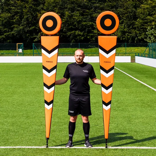 Soccer weatherproof orange white