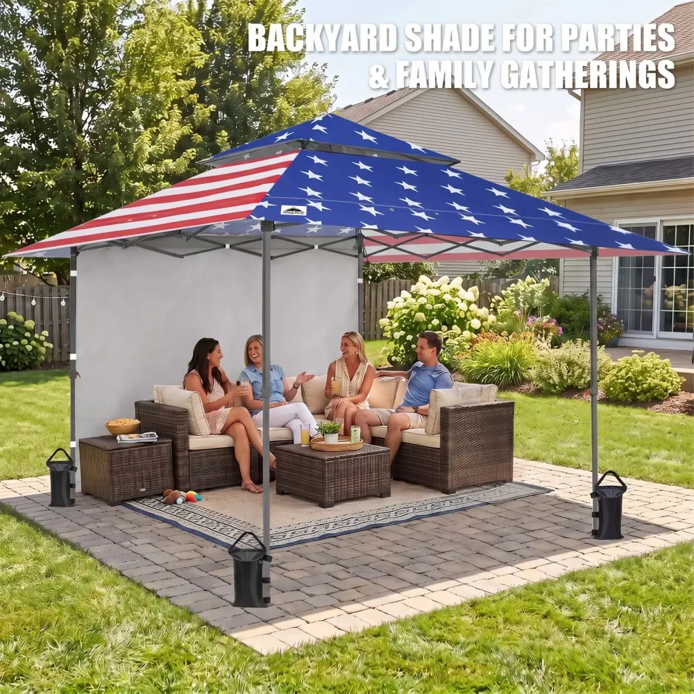 Canopy Tent folding beige 13 ft