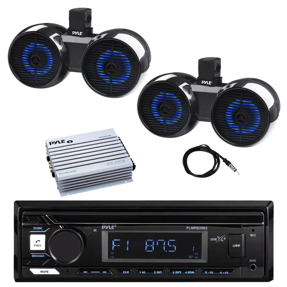 Player Stereo 8" 300 watt bluetooth