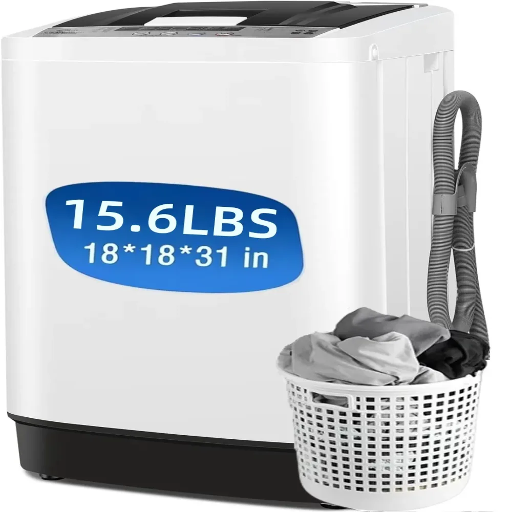 Washing Machine 18.7lbs 15.6lbs portable