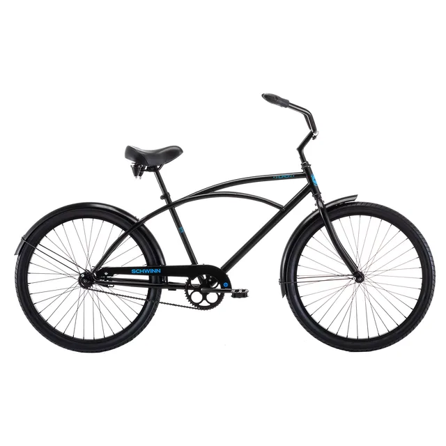 Cruiser Bike 26 inch silver black