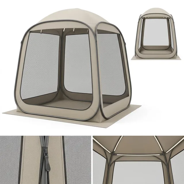 Screen Tent 6 ft 4-6 people portable