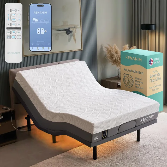 Bed Frame 12" 14" adjustable