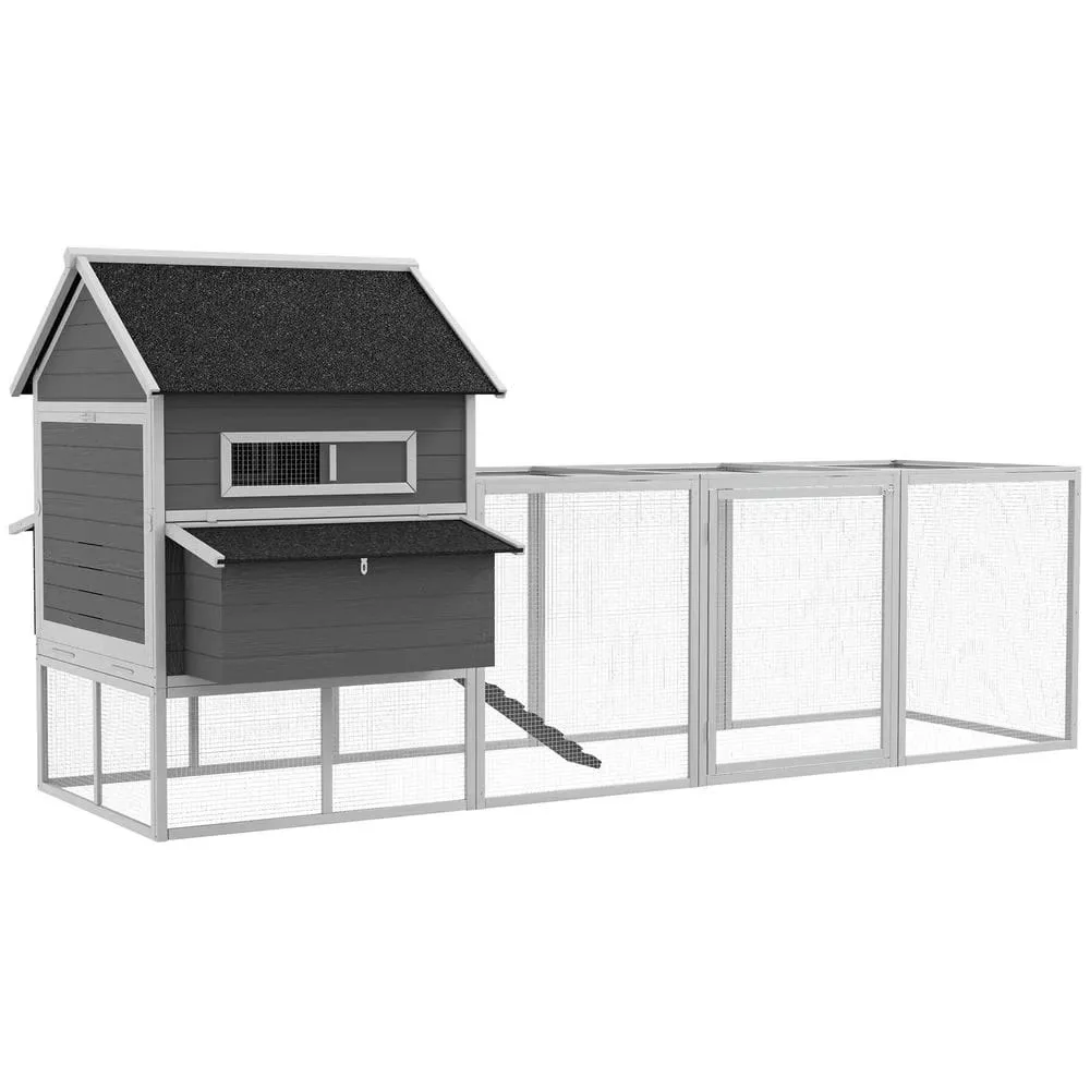 Chicken Coop 137" orange gray