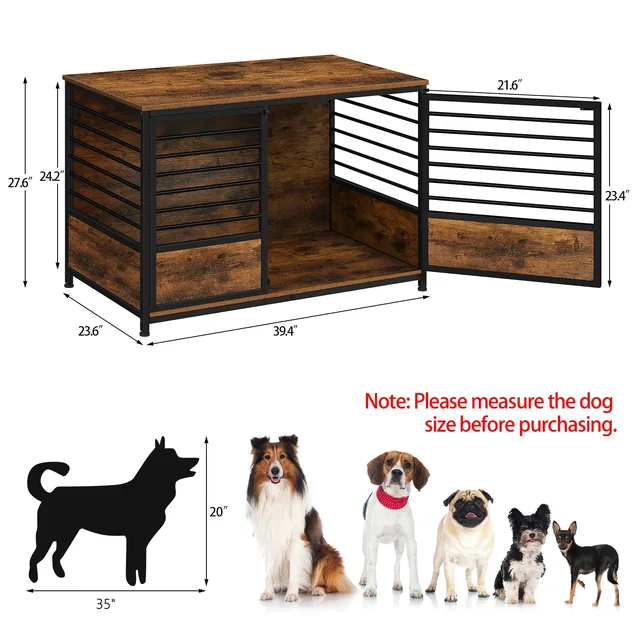 Dog Crate 39 inch 39" black
