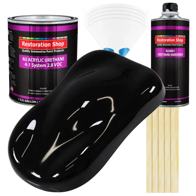 Auto Paint black 1 quart 1 gallon