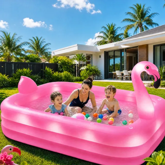 Inflatable Pool 100" 63" 20"
