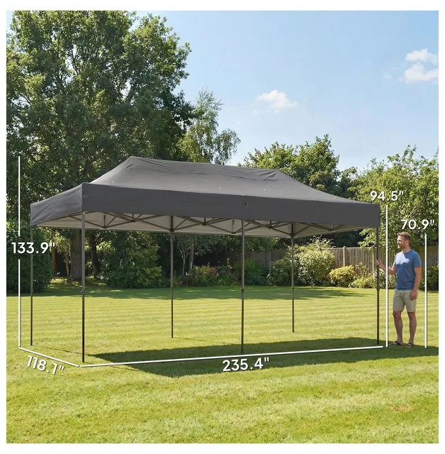 Canopy Tent portable gray 15-20 people
