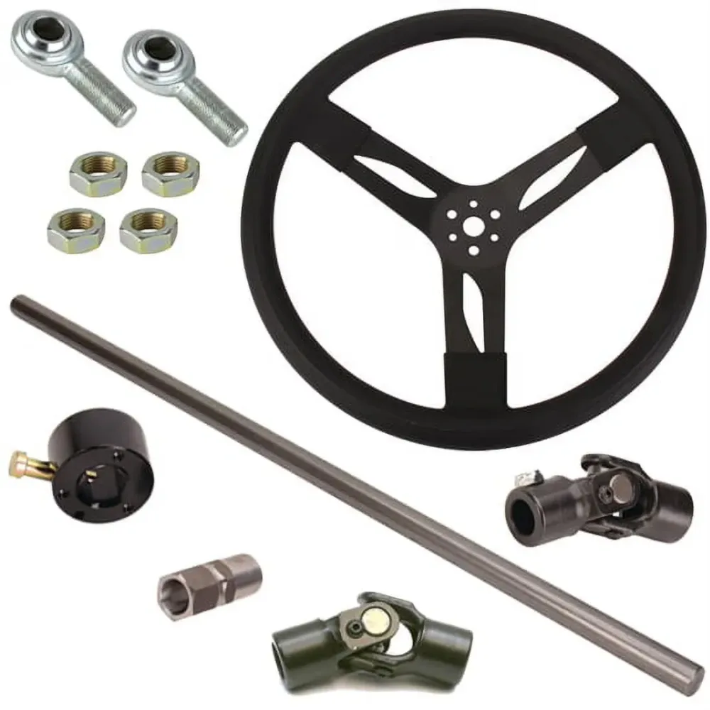 Steering Column 4" 757" black