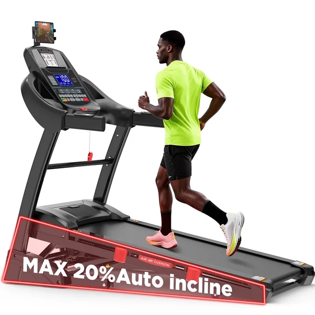 Folding Treadmill 5hp 400 lbs