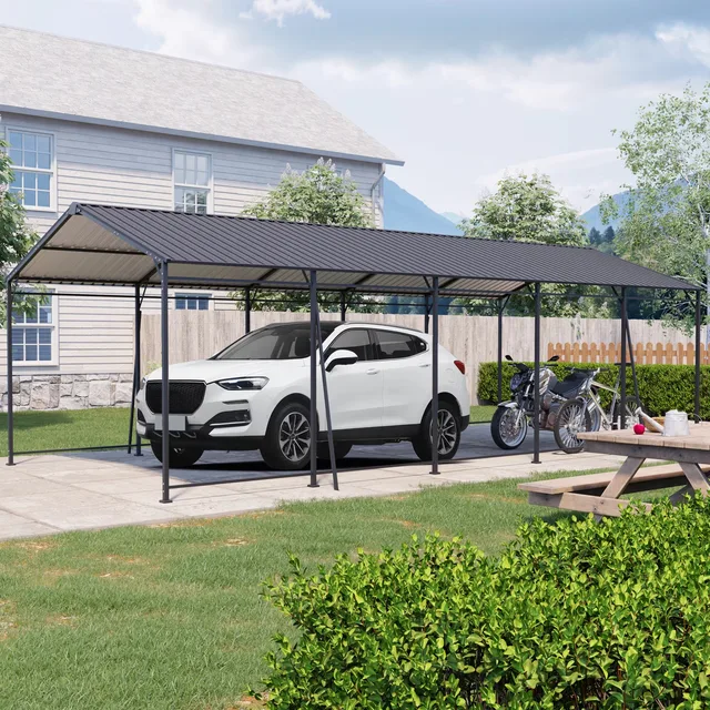Carport 26.5 ft 13 w heavy-duty