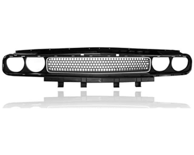 Grille black 14.17 "