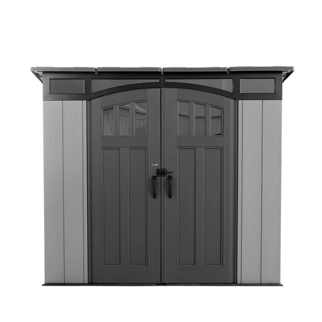 Storage Shed 8' 5' gray