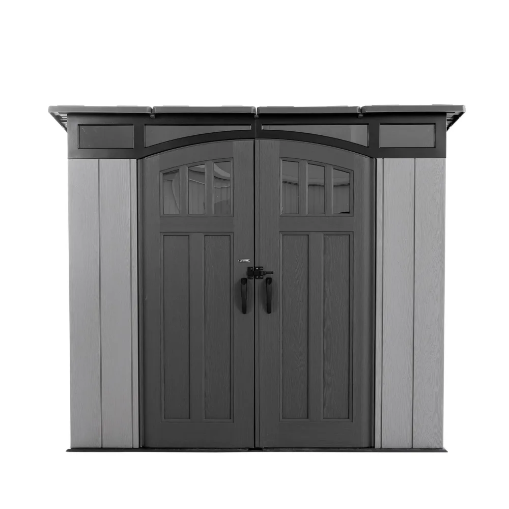Storage Shed 8' 5' gray