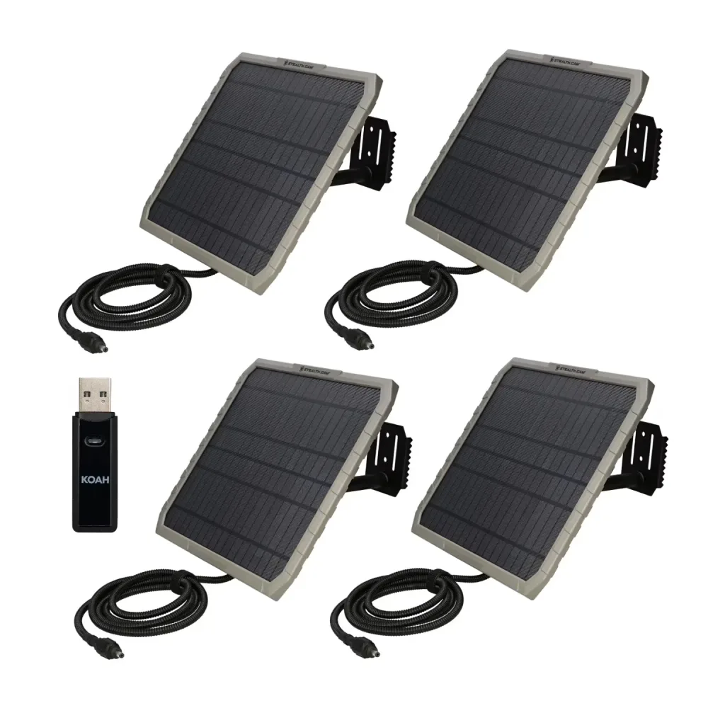 Solar Panel rechargeable insulated weatherproof