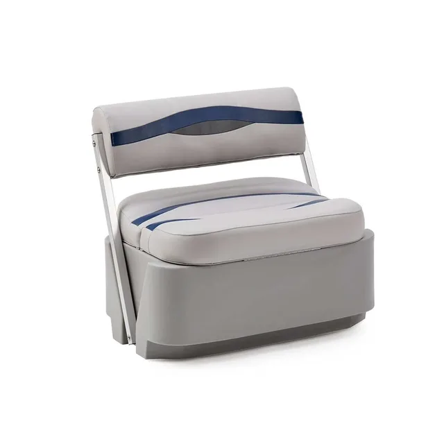Pontoon Boat gray blue 32 oz