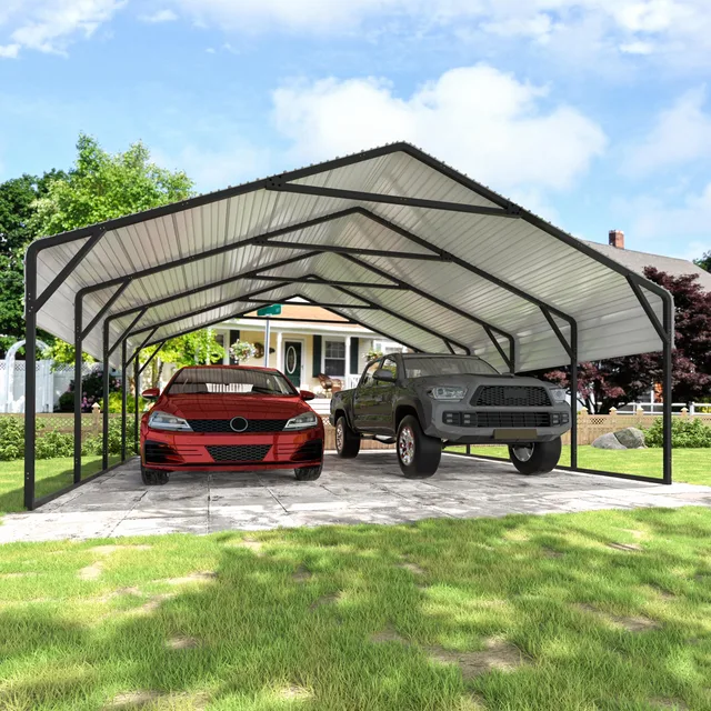 Metal Carport 20' weatherproof 2"