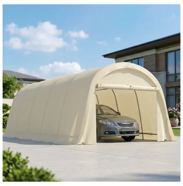 Carport 6ft portable beige
