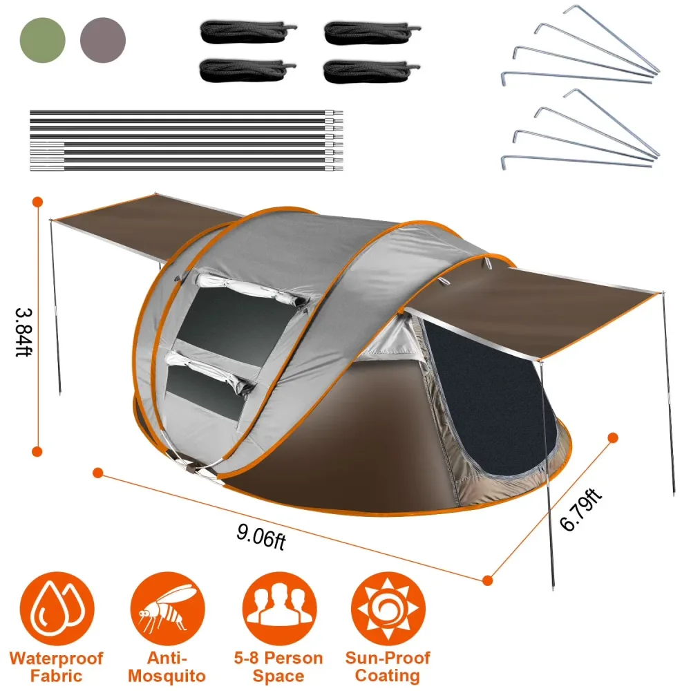Tent Waterproof 5-8person 8 person