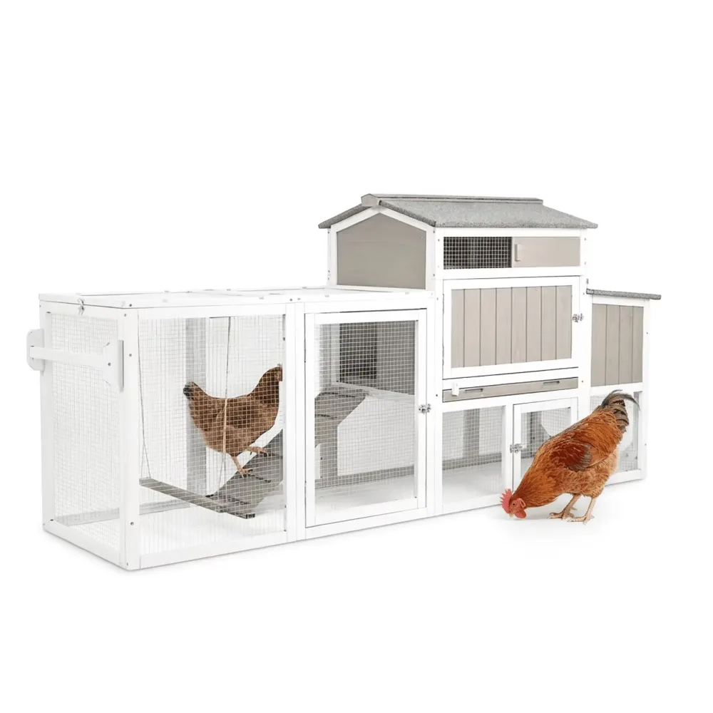 Chicken Coop 77.4" gray 25.59"