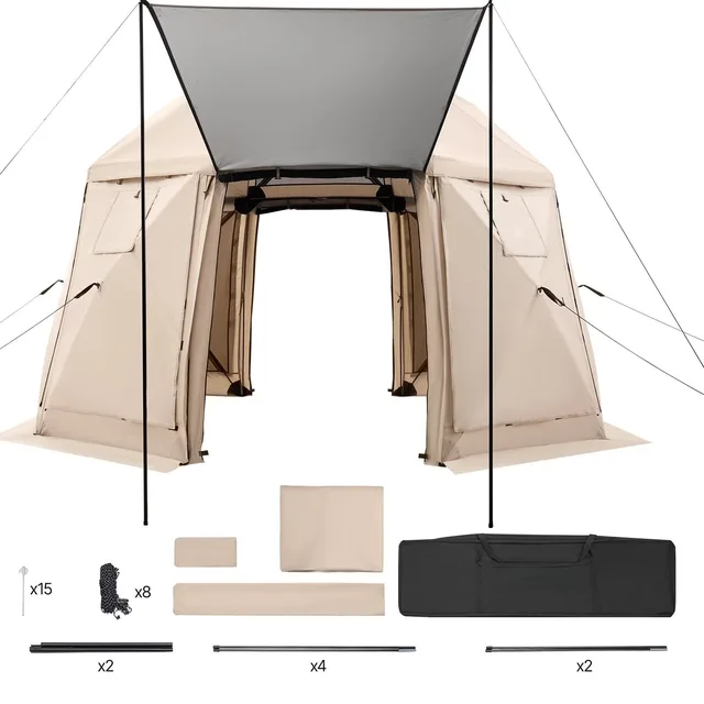 Tent 8-10 person beige 8-10 people