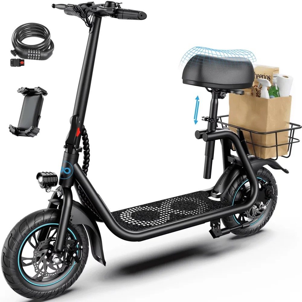 Electric Scooter 450w 12" black