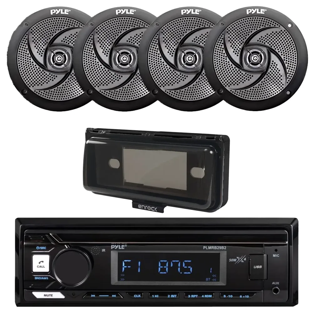 Stereo Receiver 5.25" 180w bluetooth