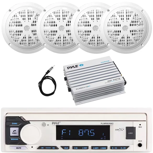 Bluetooth Amplifier 6.5' 120w 4 channel