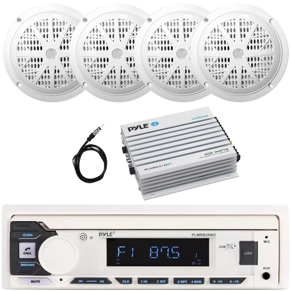 Bluetooth Amplifier 6.5' 120w 4 channel